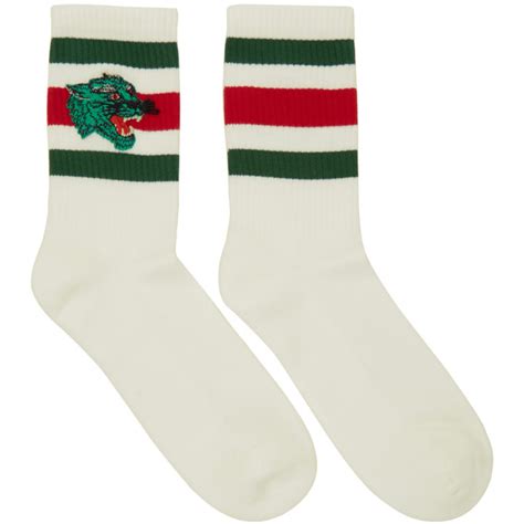 men gucci sock|Gucci panthger socks.